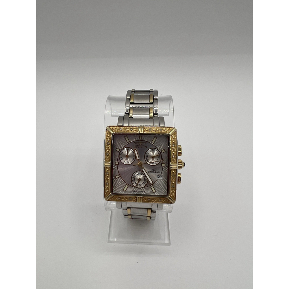 INVICTA Woman’s Wristwatch Wildflower Swiss Chronograph Watch, Rose Gold/Silver - Picture 3 of 10